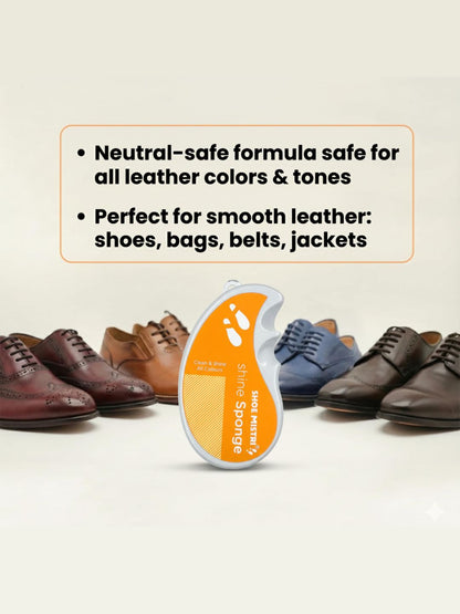 Shoe Mistri Shine Sponge Instant Shoe Shiner