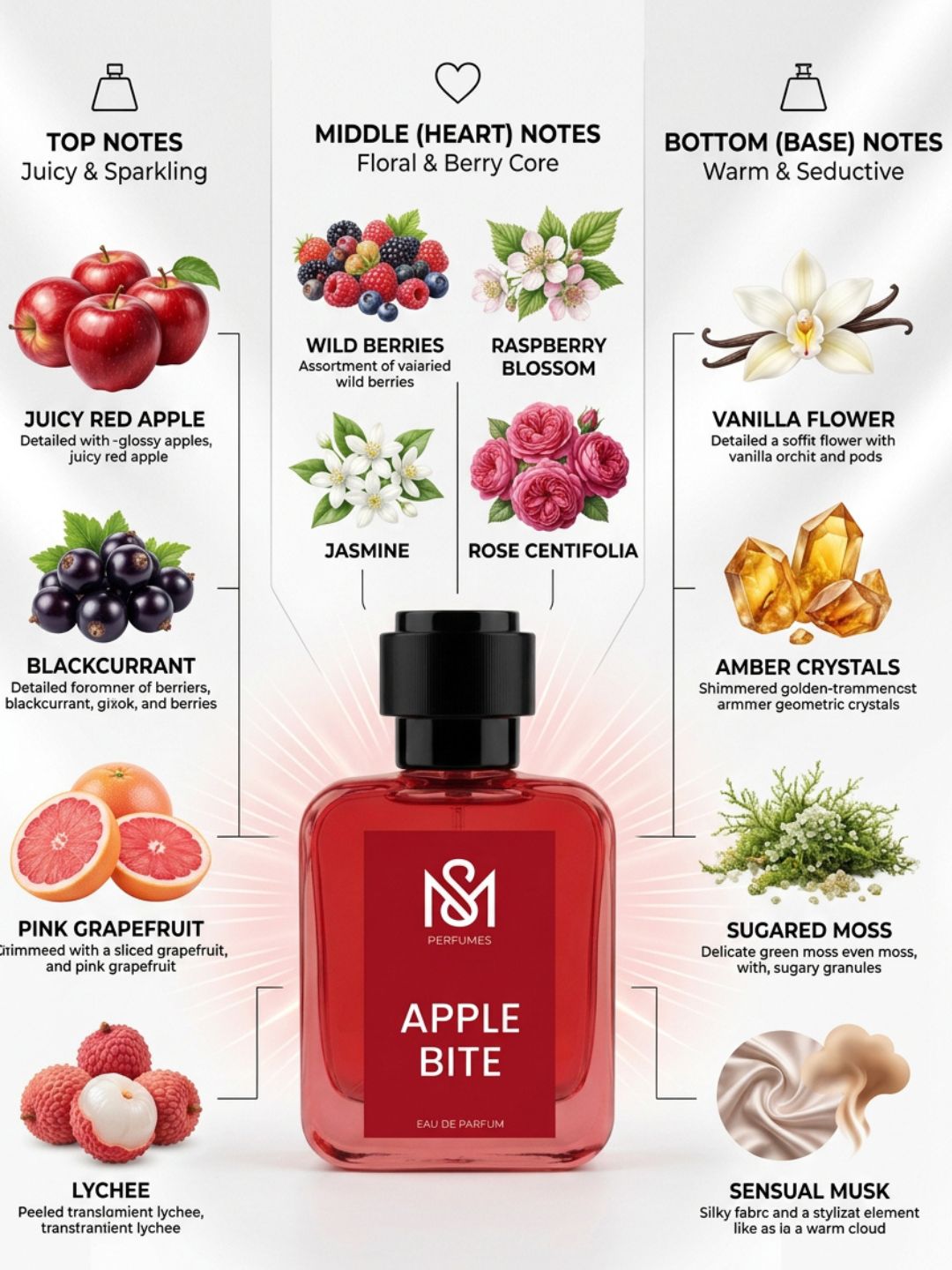 SM Perfumes Apple Bite EDP (50ml)