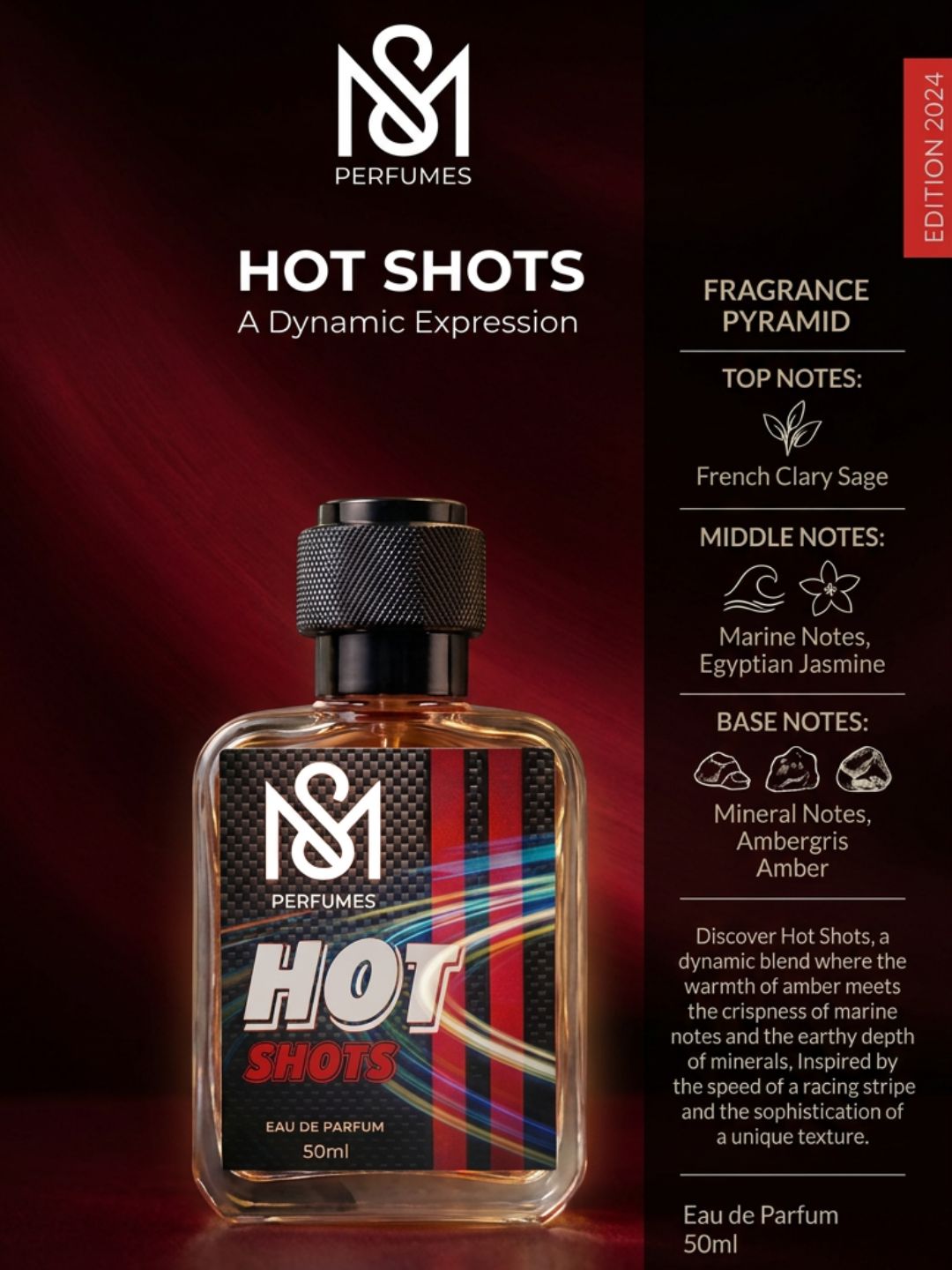 SM Perfumes Hot Shot EDP (50ml)
