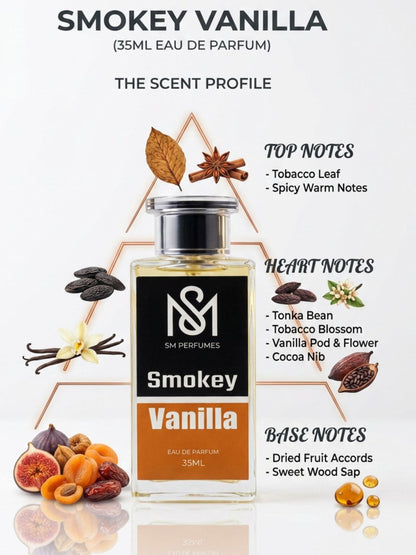 SM Perfumes Smokey Vanilla EDP (35ml)