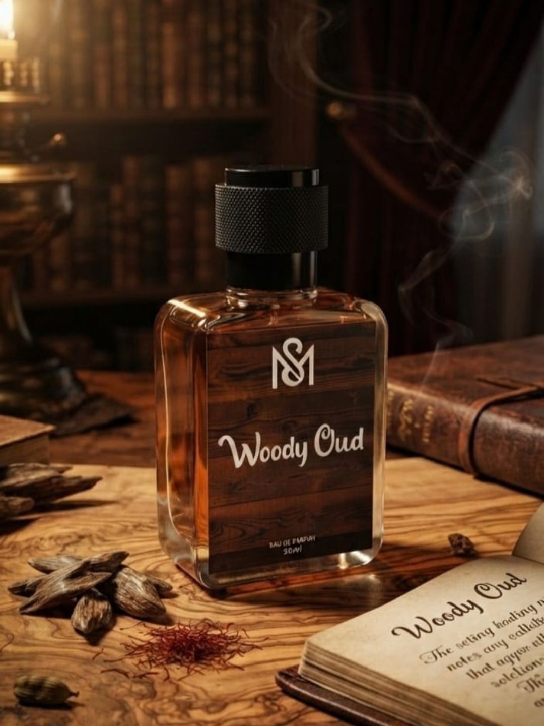 SM Perfumes Woody Oud EDP (50ml)