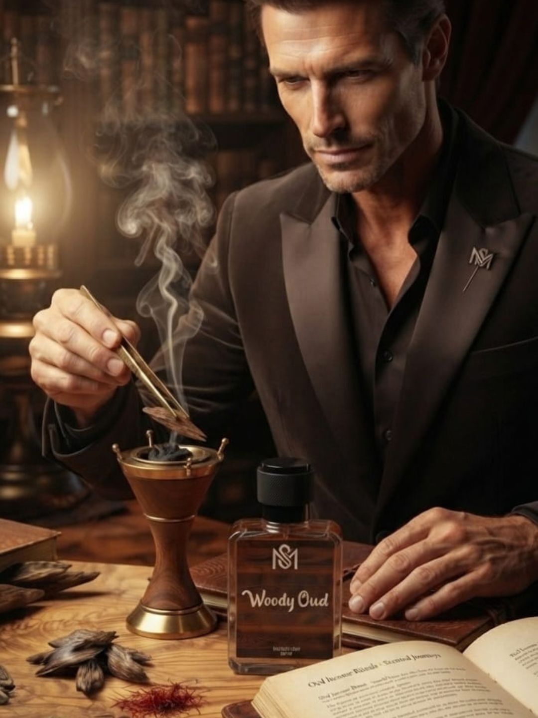 SM Perfumes Woody Oud EDP (50ml)