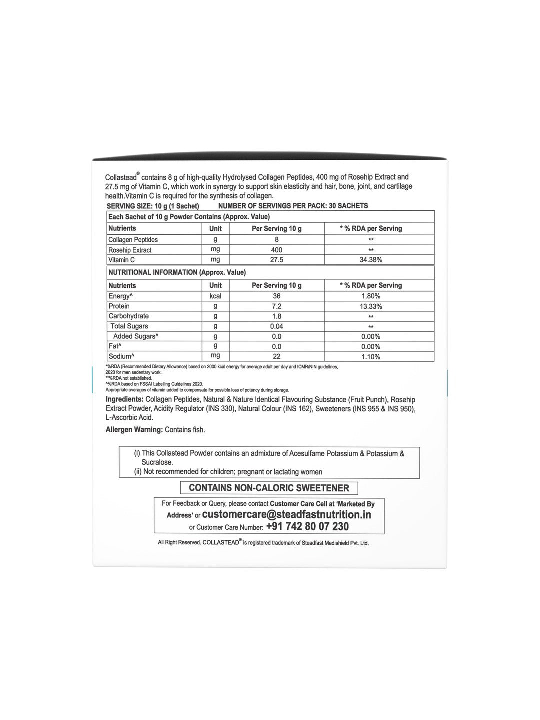 Steadfast Nutrition CollaStead