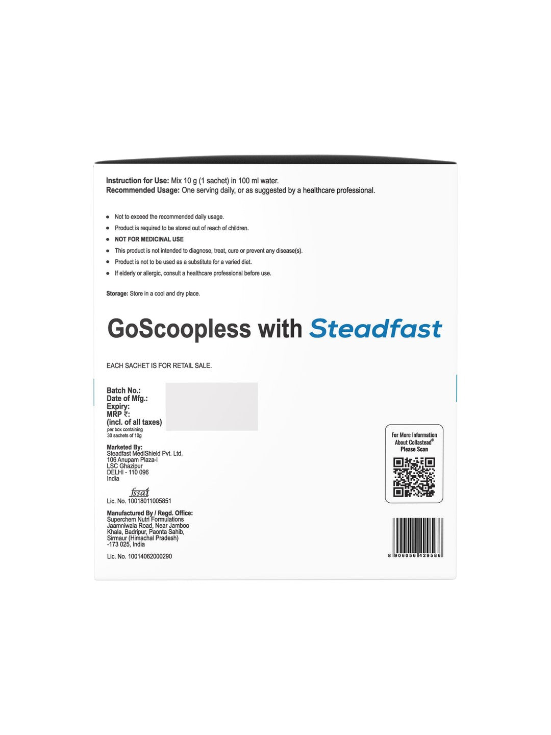Steadfast Nutrition CollaStead
