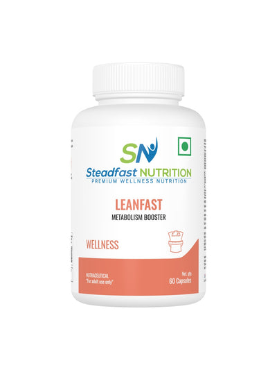 Steadfast Nutrition LeanFast Fat Burner & Metabolism Support (Pack of 60 Capsules)