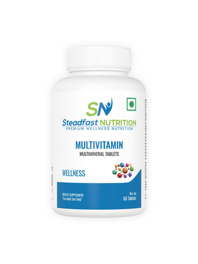 Steadfast Nutrition Multivitamin with Multiminerals & Omega-3 Fatty Acids (60 Tablets)