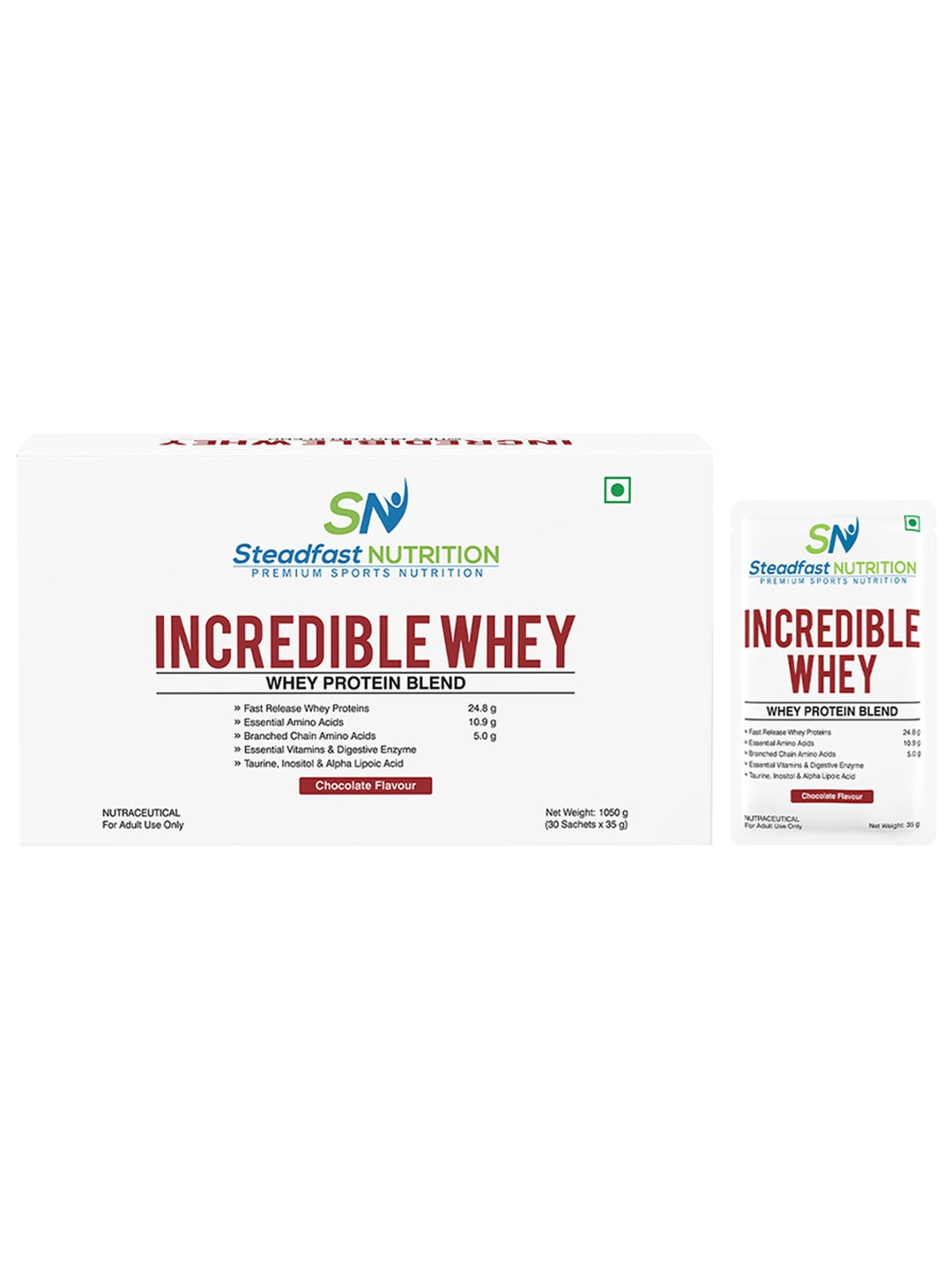 Steadfast Nutrition Incredible Whey Protein - Chocolate