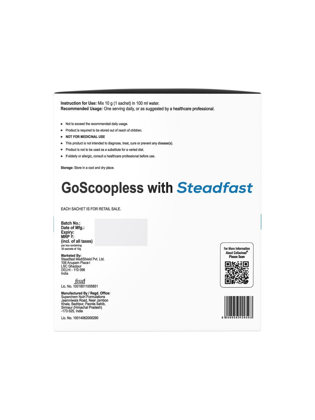 Steadfast Nutrition CollaStead