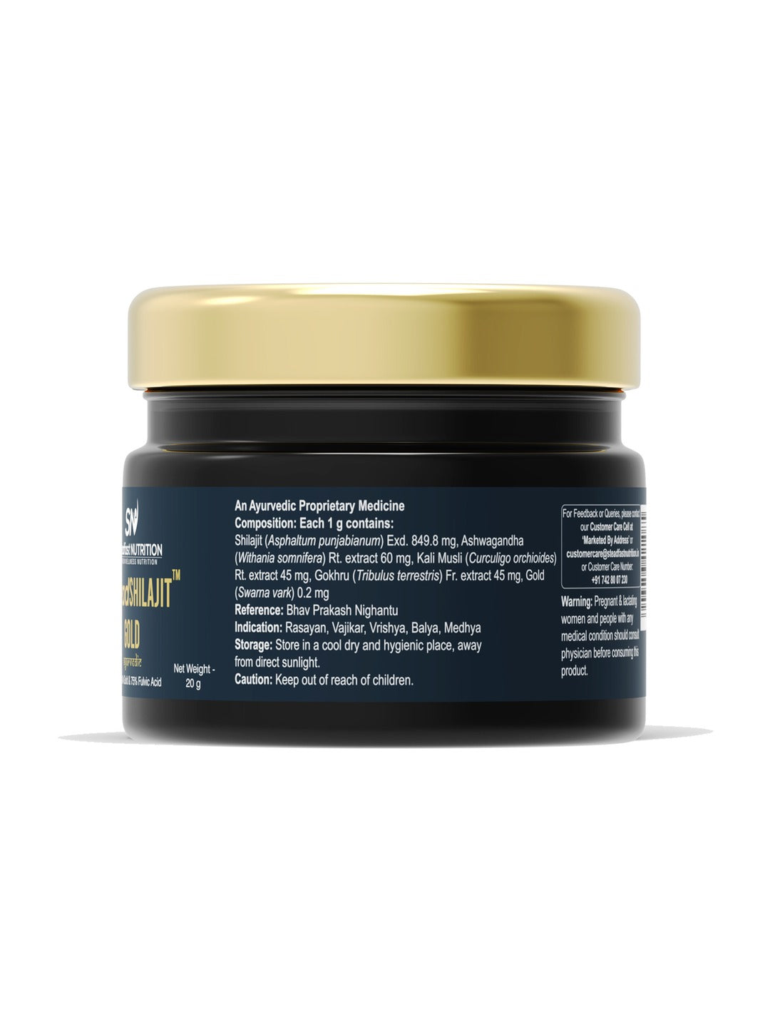 Steadfast Nutrition Stead Shilajit Gold Gummies (20g)