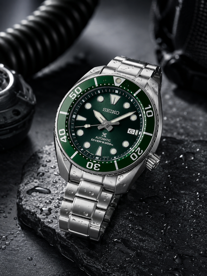 Seiko Round Green Dial Analog Watch - SPB103J1