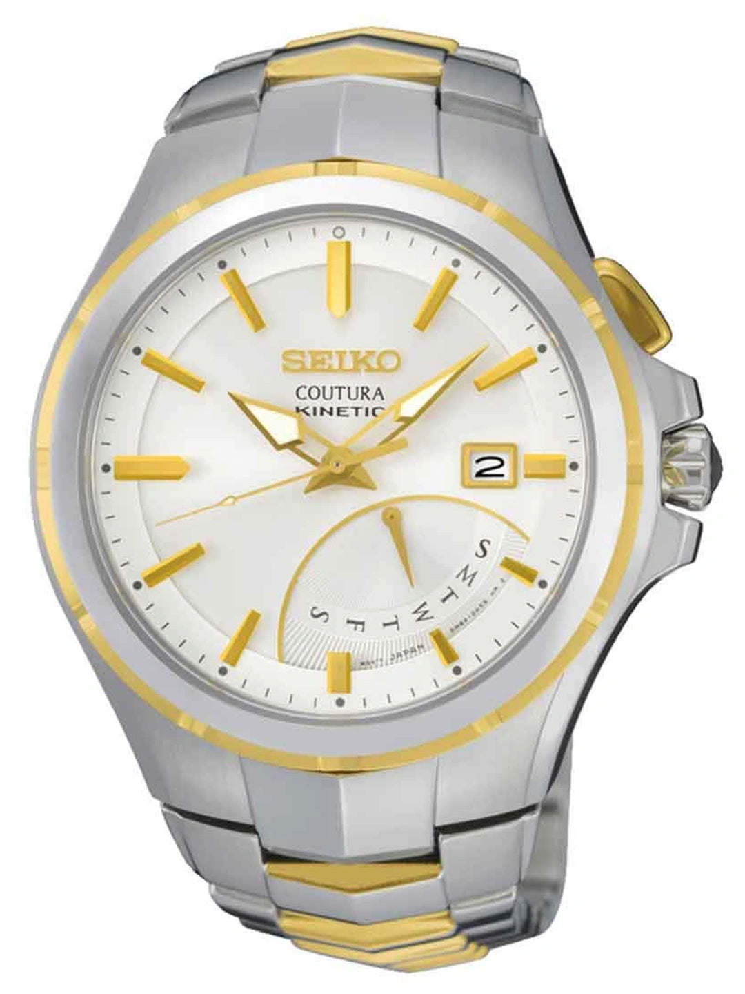Seiko Round White Dial Analog Watch - SRN064P9