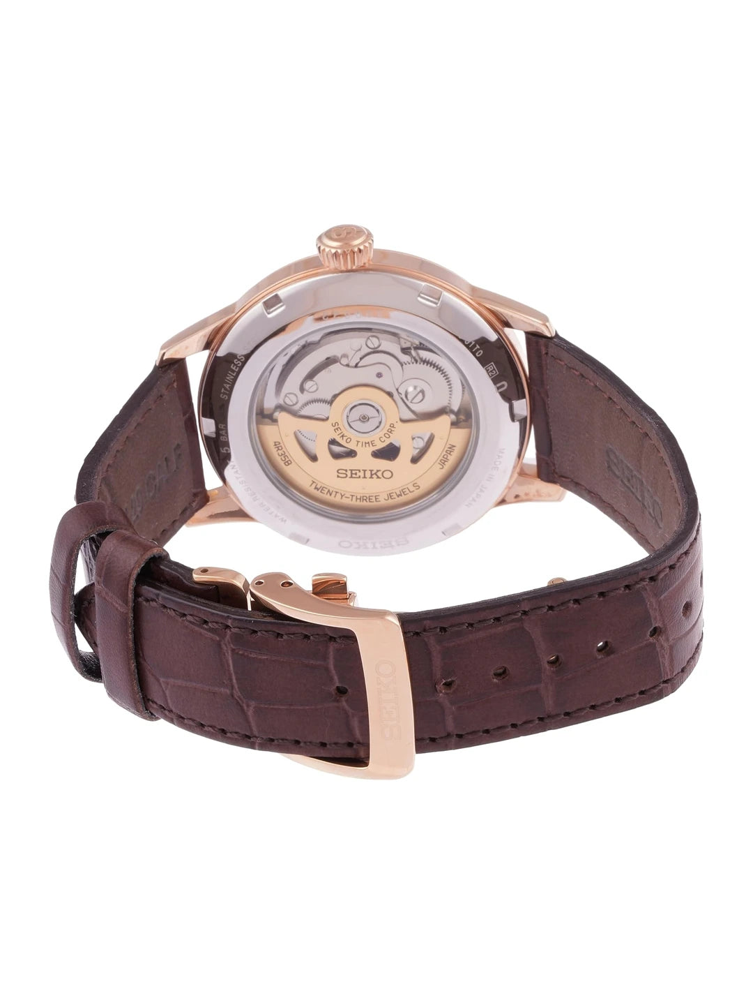 Seiko Round Brown Dial Analog Watch - SRPB46J1