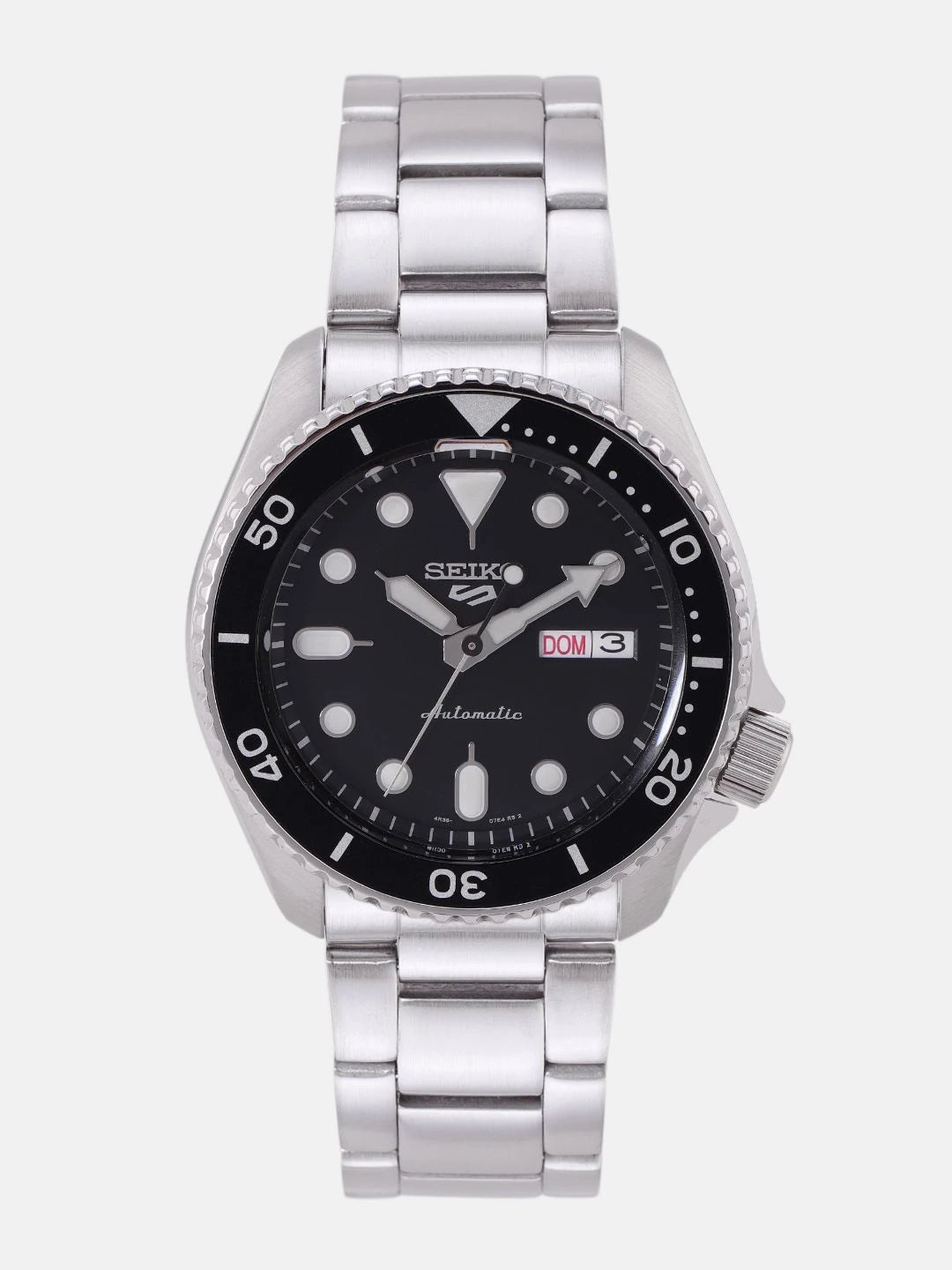 Seiko 5 Automatic Black Analogue Watch - SRPD55K1