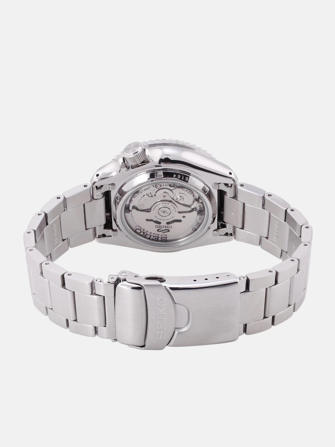 Seiko 5 Automatic Black Analogue Watch - SRPD55K1