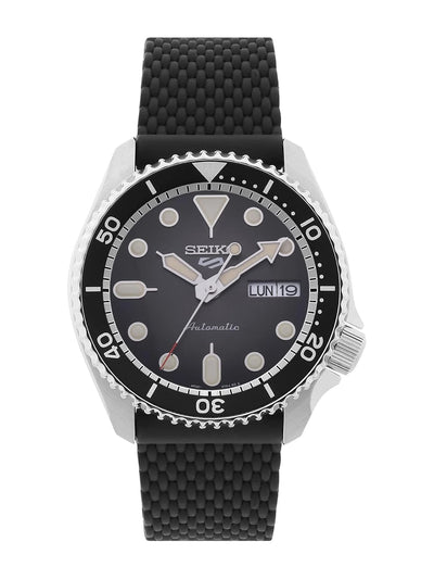 Seiko Round Black Dial Analog Watch - SRPD73K2