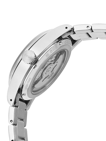 Seiko Blue Dial & Silver Toned Bracelet Style Strap Analogue Watch - SRPG29K1