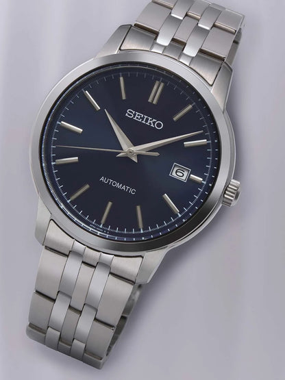 Seiko Printed Dial & Stainless Steel Straps Analogue Watch - SRPH87K1
