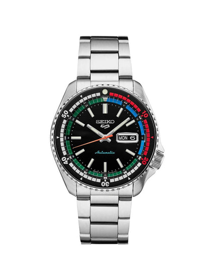 Seiko Round Black Dial Analog Watch - SRPK13K1