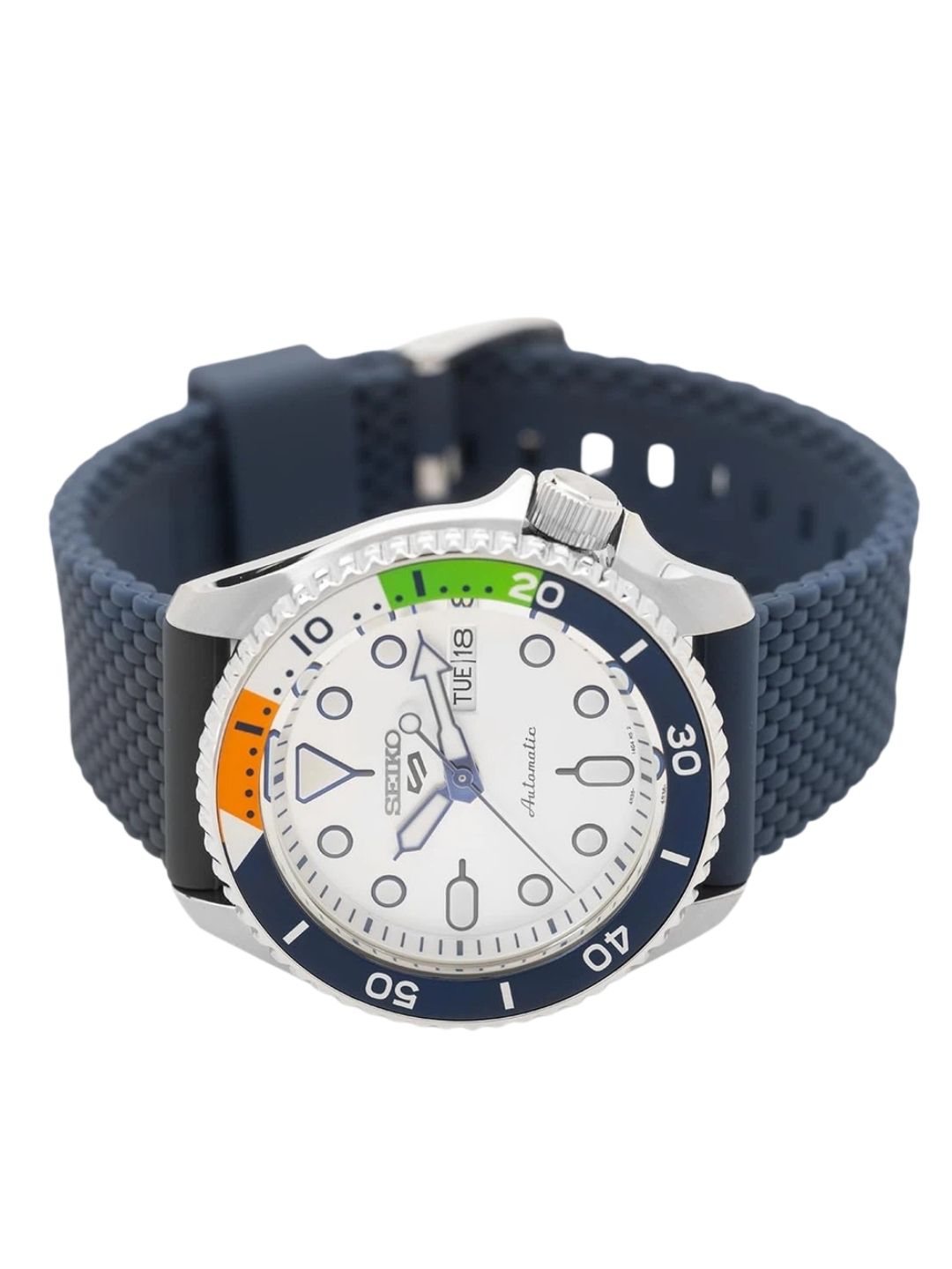 Seiko Round White Dial Analog Watch - SRPK83K1