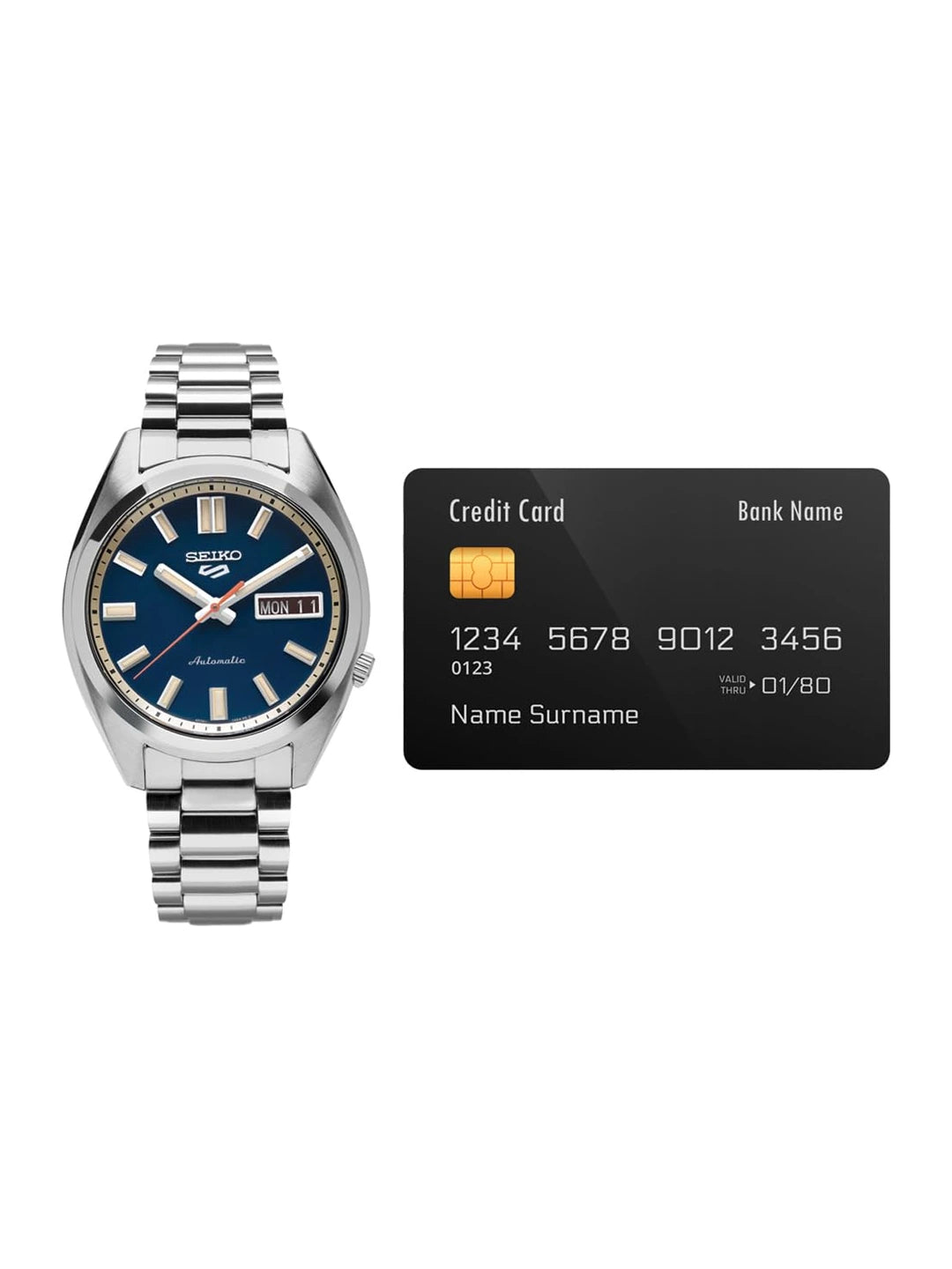 Seiko Round Analog Watch - SRPK87K1