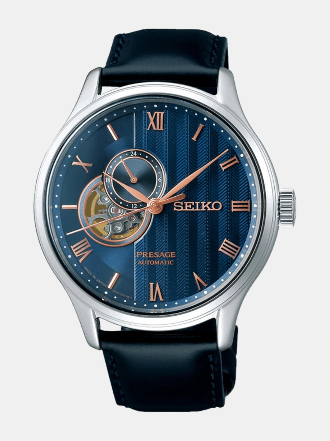 Seiko Presage Round Blue Dial Analog Watch - SSA421J1
