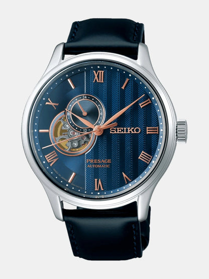Seiko Presage Round Blue Dial Analog Watch - SSA421J1