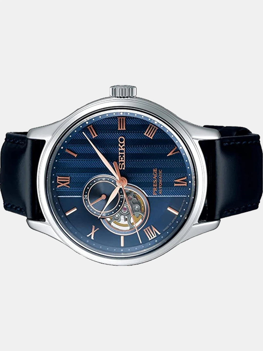 Seiko Presage Round Blue Dial Analog Watch - SSA421J1