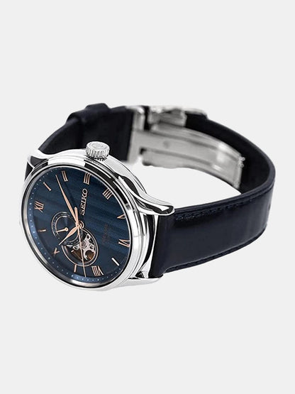 Seiko Presage Round Blue Dial Analog Watch - SSA421J1