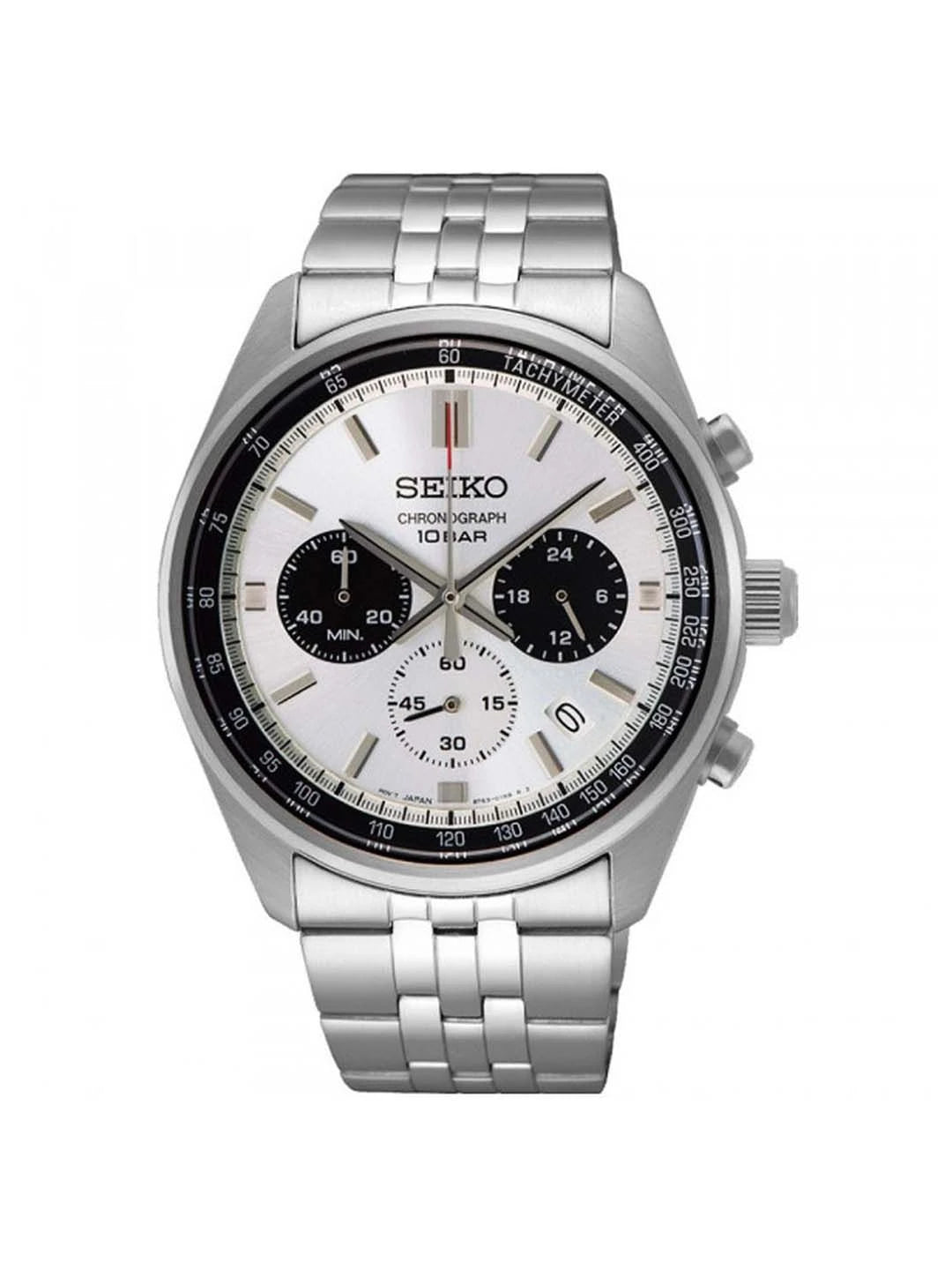 Seiko Stainless Steel Bracelet Style Straps Analogue Chronograph Watch - SSB425P1