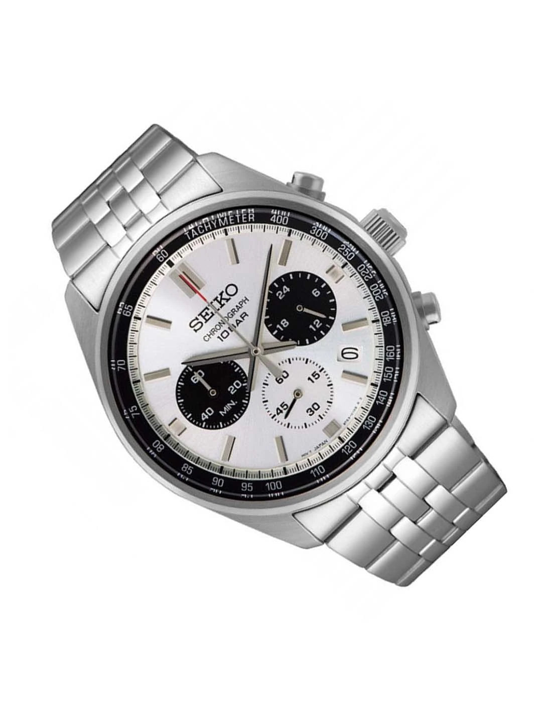 Seiko Stainless Steel Bracelet Style Straps Analogue Chronograph Watch - SSB425P1
