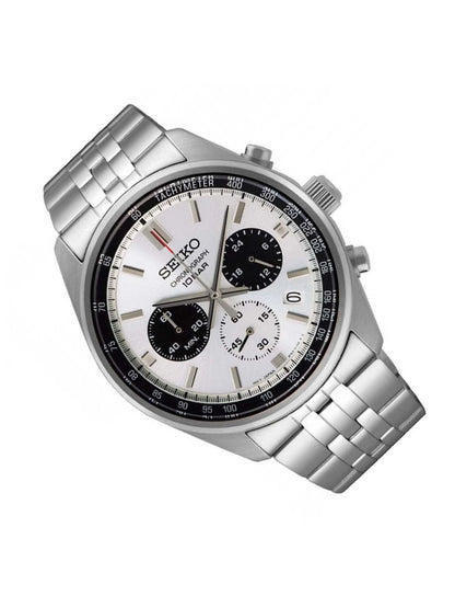 Seiko Stainless Steel Bracelet Style Straps Analogue Chronograph Watch - SSB425P1