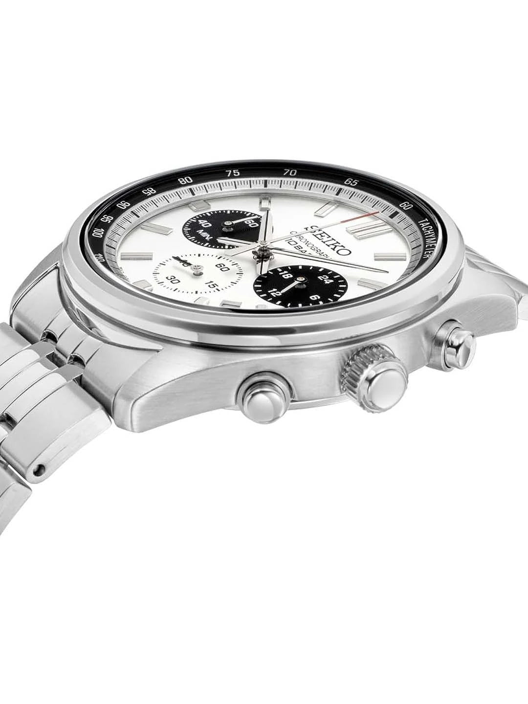 Seiko Stainless Steel Bracelet Style Straps Analogue Chronograph Watch - SSB425P1