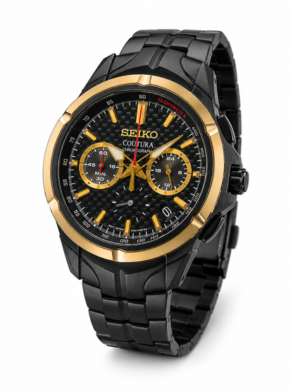 Seiko Round Analog Watch - SSB442P1