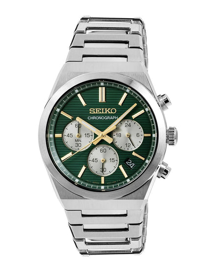Seiko Stainless Steel Bracelet Style Straps Analogue Motion Powered Watch - SSB461P1
