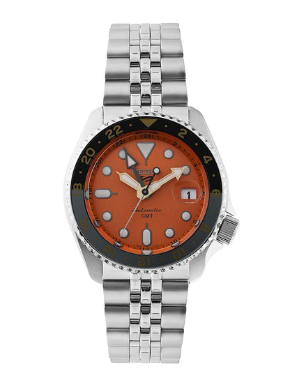 Seiko Bracelet Style Straps Analogue Automatic Powered Date Aperture Watch - SSK005K1