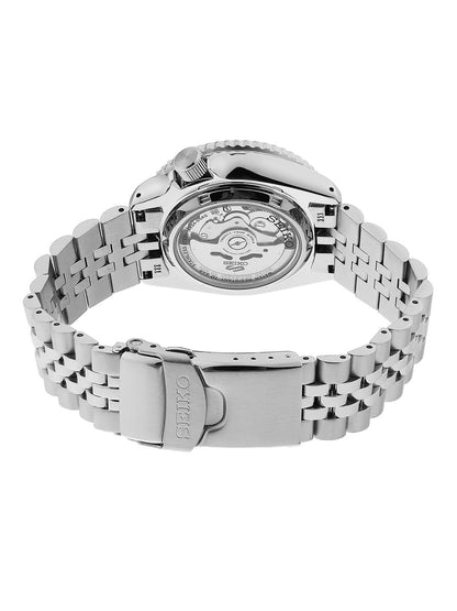 Seiko Bracelet Style Straps Analogue Automatic Powered Date Aperture Watch - SSK005K1