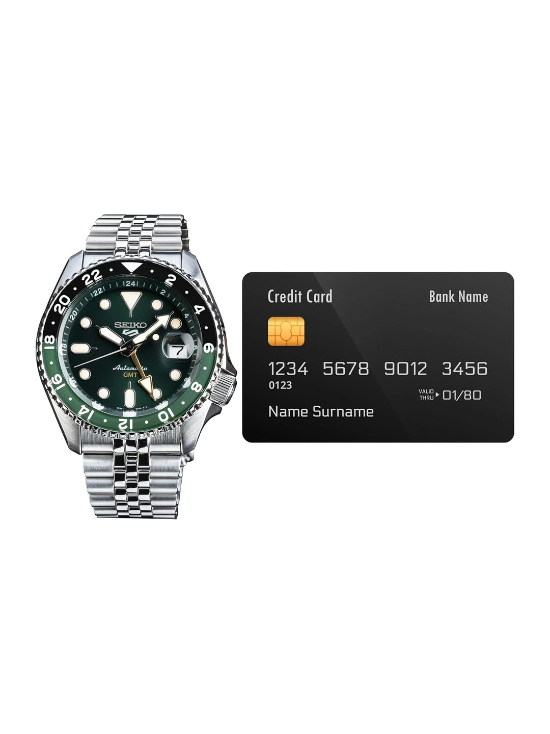 Seiko Round Analog Watch - SSK035K1