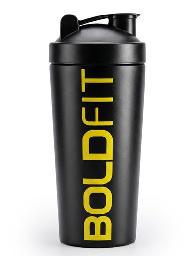 Boldfit Stainless Steel Protein Shaker 700ml with Shaker Ball