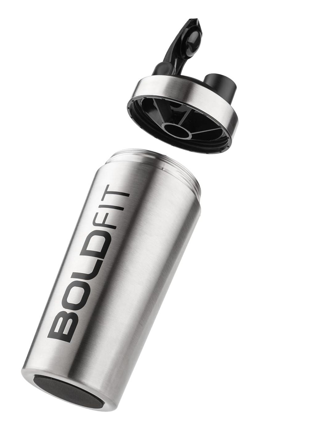 Boldfit Stainless Steel Protein Shaker 700ml with Blender Blade