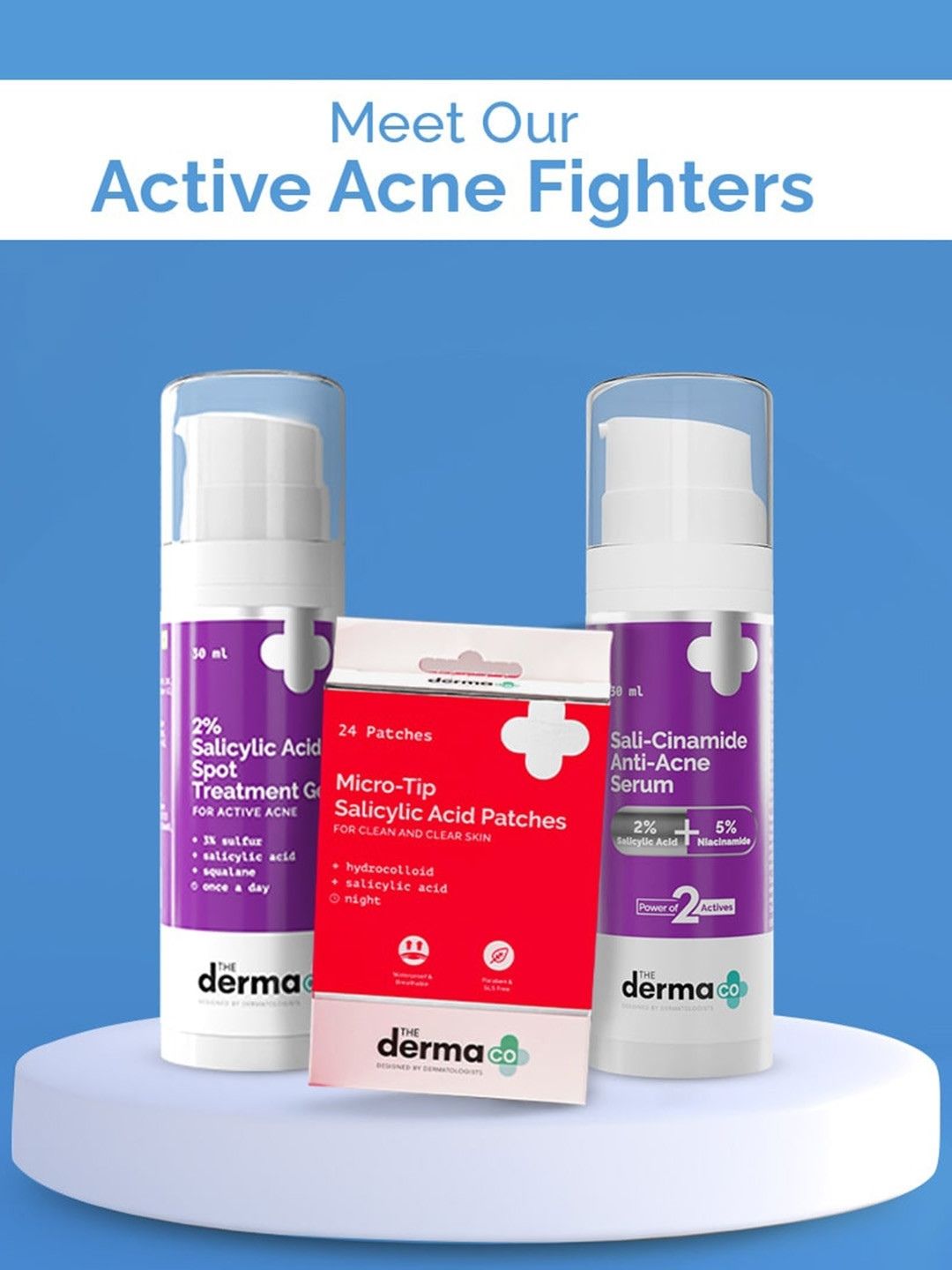 The Derma Co Sali-Cinamide Anti-Acne Face Wash (80ml)