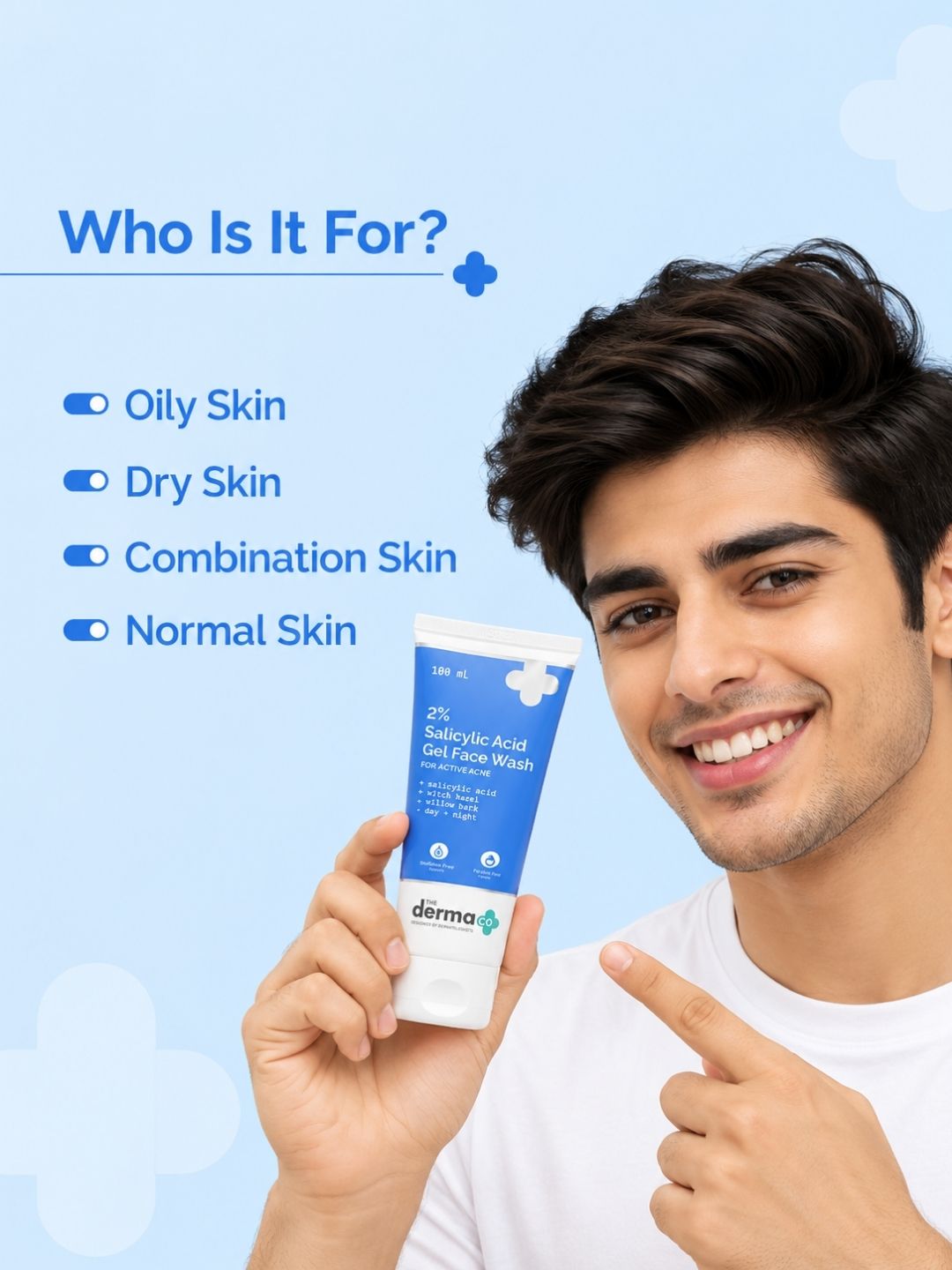 The Derma Co 2% Salicylic Acid Gel Face Wash (100ml)