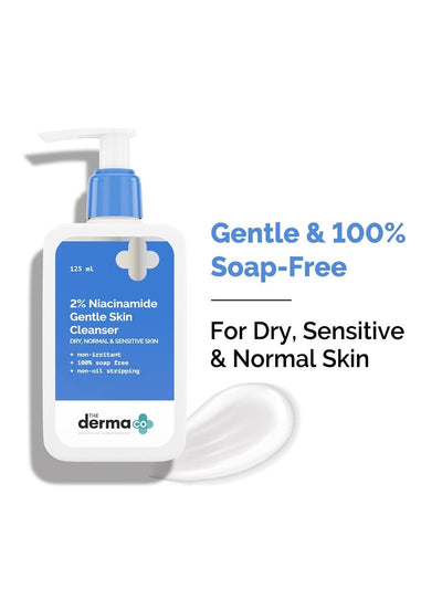 The Derma Co 2% Niacinamide Gentle Skin Cleanser (125ml)