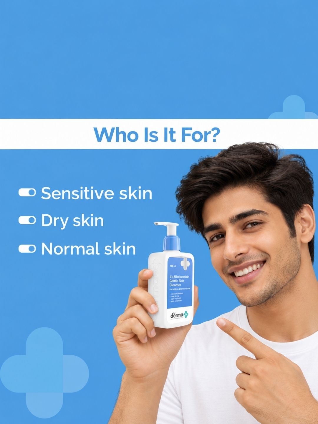 The Derma Co 2% Niacinamide Gentle Skin Cleanser (125ml)