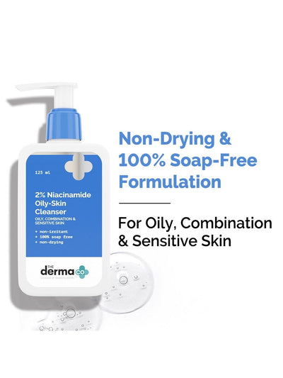 The Derma Co 2% Niacinamide Oily Skin Cleanser (125ml)