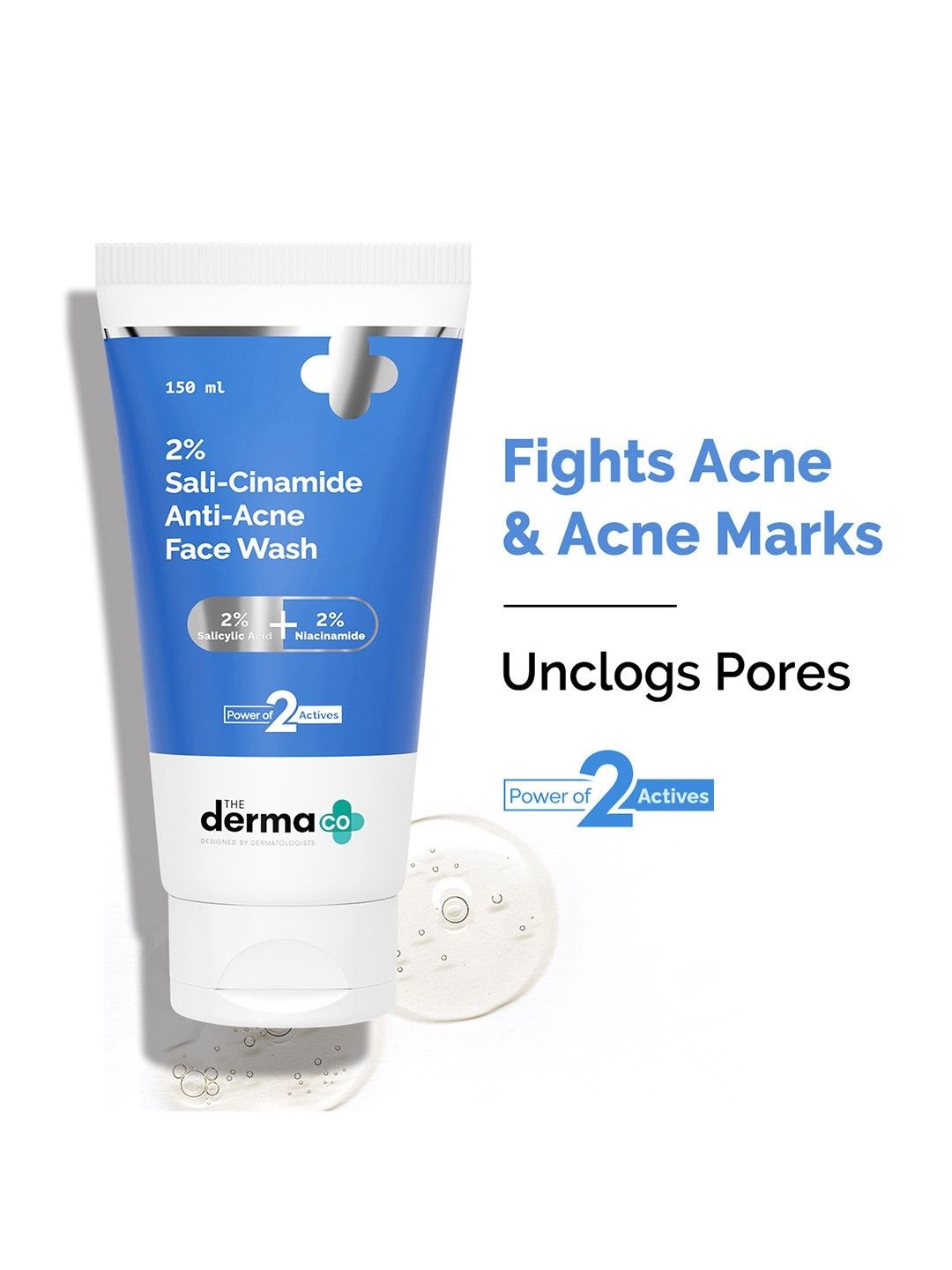 The Derma Co 2% Sali-Cinamide Anti-Acne Face Wash (150ml)
