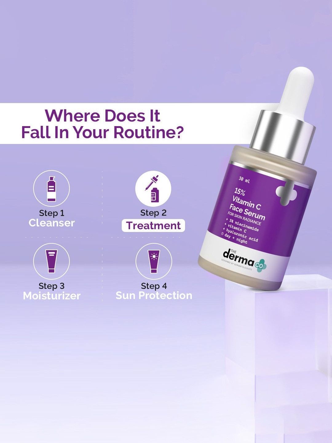 The Derma Co 15% Vitamin C Face Serum (30ml)