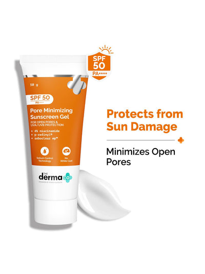 The Derma Co Pore Minimizing) Priming) Sunscreen SPF 50 PA ++++ (50 g)