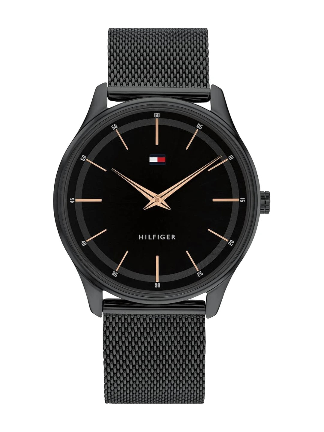 Tommy Hilfiger  Round Black Dial Analog Watch - TH1710470