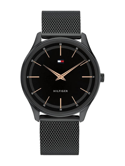 Tommy Hilfiger  Round Black Dial Analog Watch - TH1710470