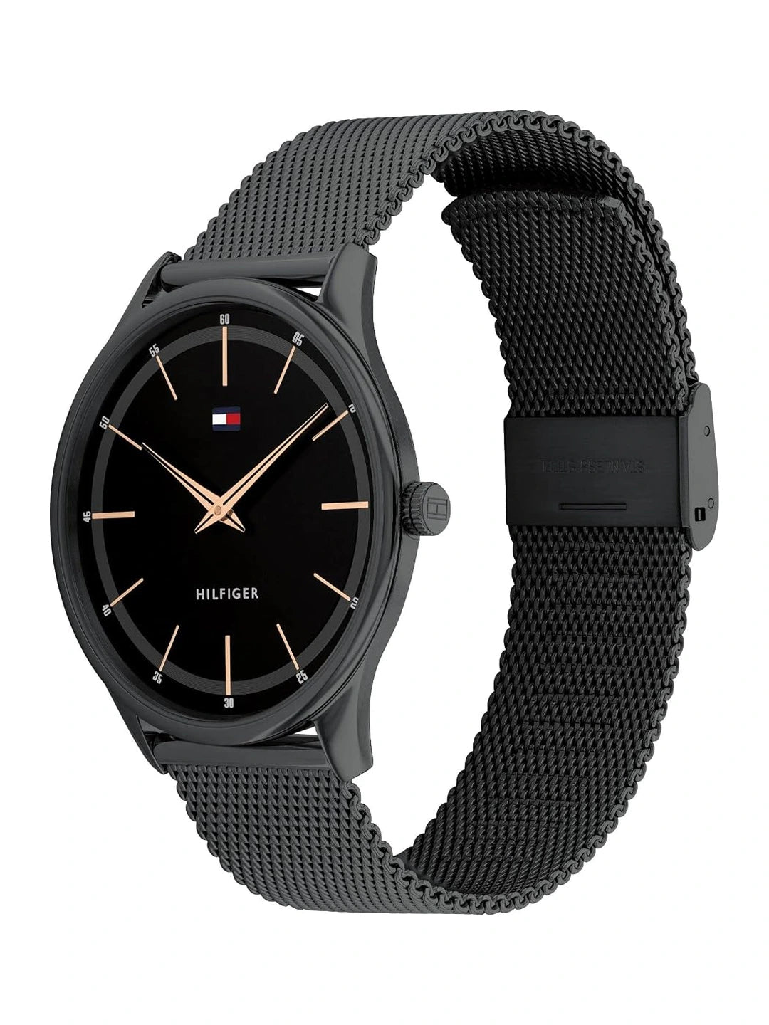 Tommy Hilfiger  Round Black Dial Analog Watch - TH1710470